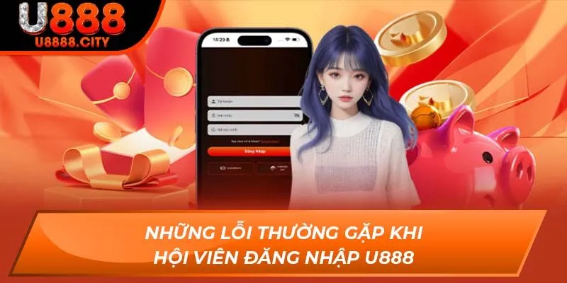 Những lỗi thường gặp khi hội viên đăng nhập U888
